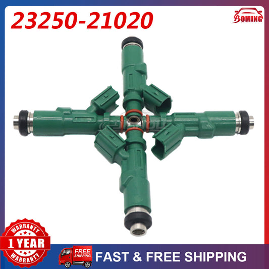 23250-21020 New Fuel Injectors for Toyota Echo Prius for Scion XA XB 2000-2009 4PCS