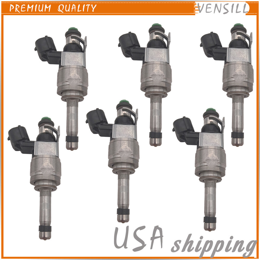 6X Fuel Injector 16600-9BT0B for Nissan Frontier 3.8L 2020 2021 2022 2023 2024