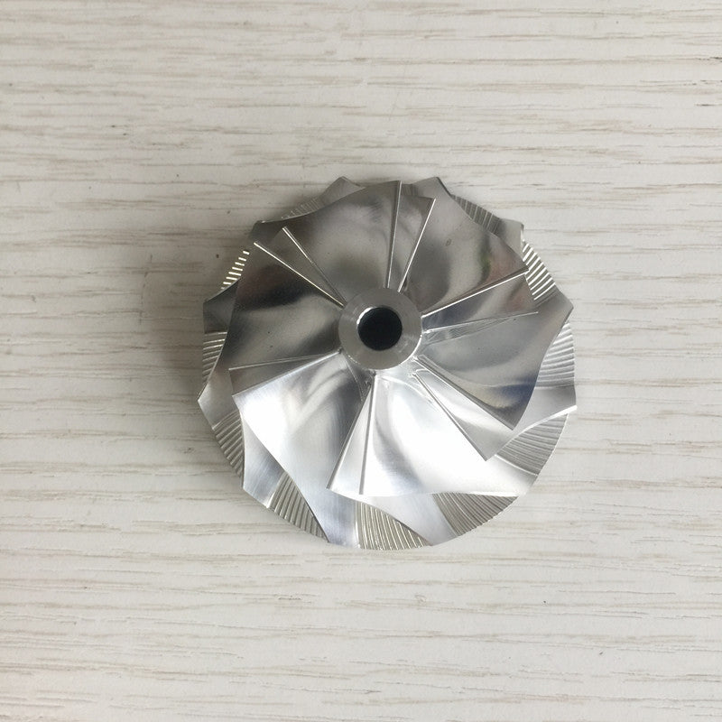 T2 44.60/60.13 mm 6+6 Blade Turbine Blank Compressor Wheel