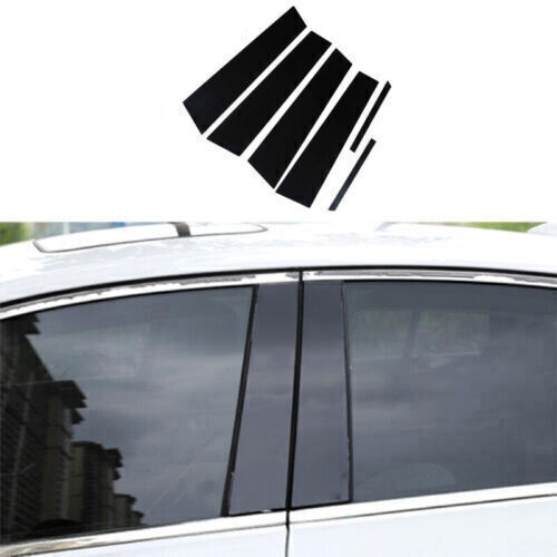 for Buick Regal 17-2020 Piano Black Pillar Posts Door Window Molding Strip Trims