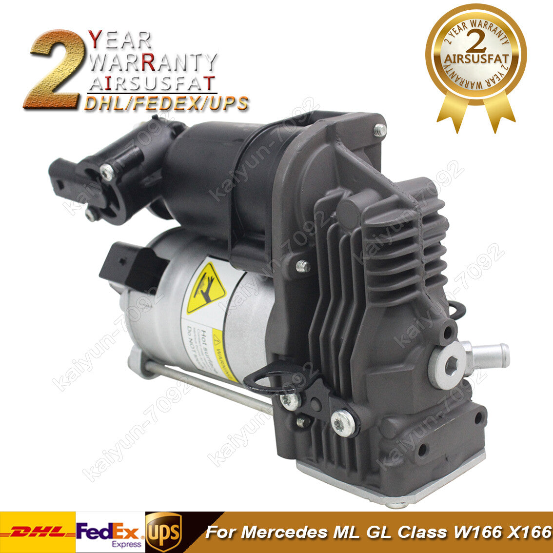 for Mercedes ML GL Class W166 X166 Air Suspension Compressor Pump A1663200104