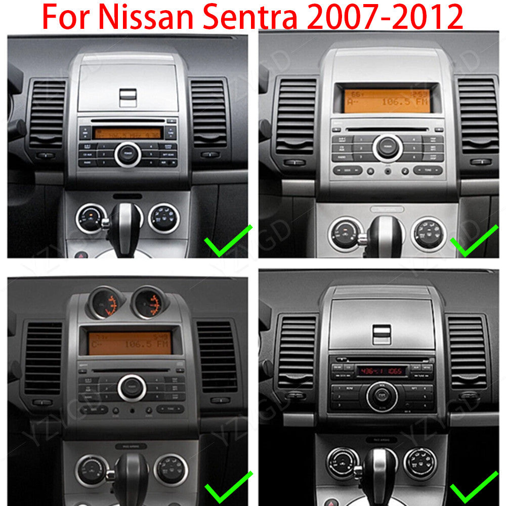 Car Radio for Nissan Sentra 2007-2012 7Android 14 Carplay Stereo GPS Screen