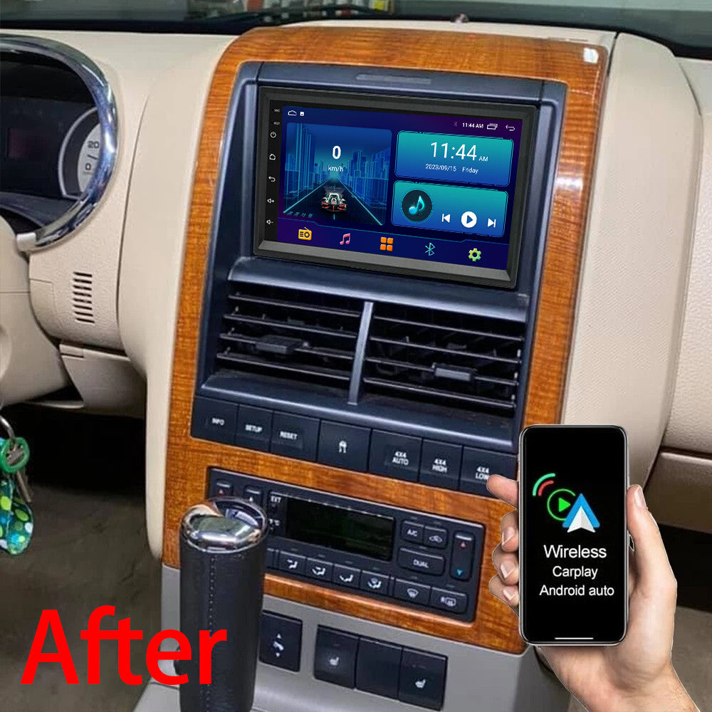 Android Auto Carplay for Ford Explorer 2006-2010 Car Stereo Radio GPS Nav Screen