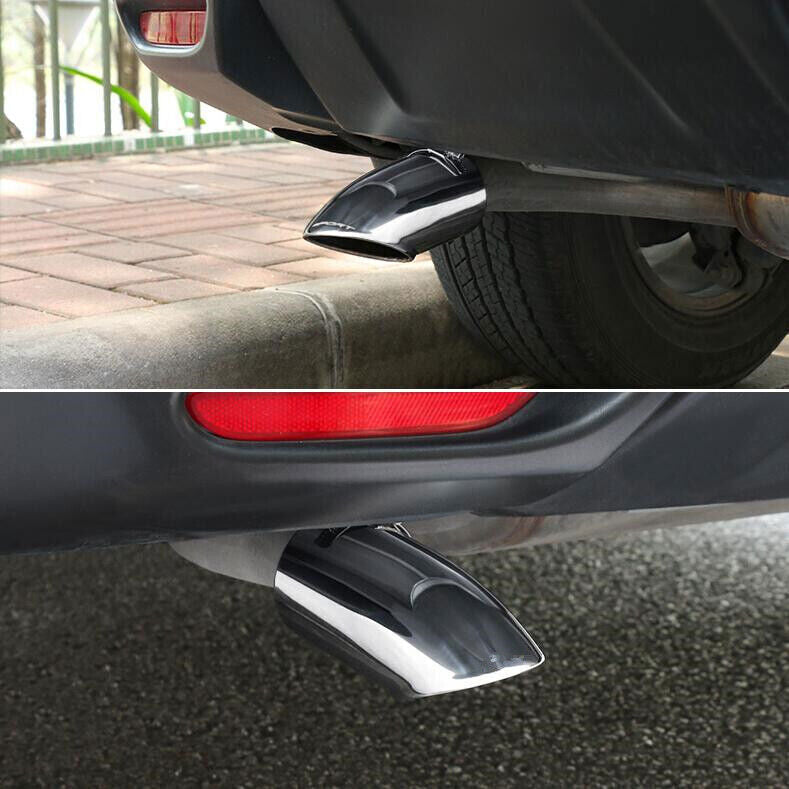 1X Exhaust Pipe Tip Rear Tail Muffler Stainless Steel for Nissan Rogue 2017-2020