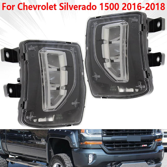 Front bumper side fog lights for Chevrolet Silverado 1500 2016-2018 GM2593315