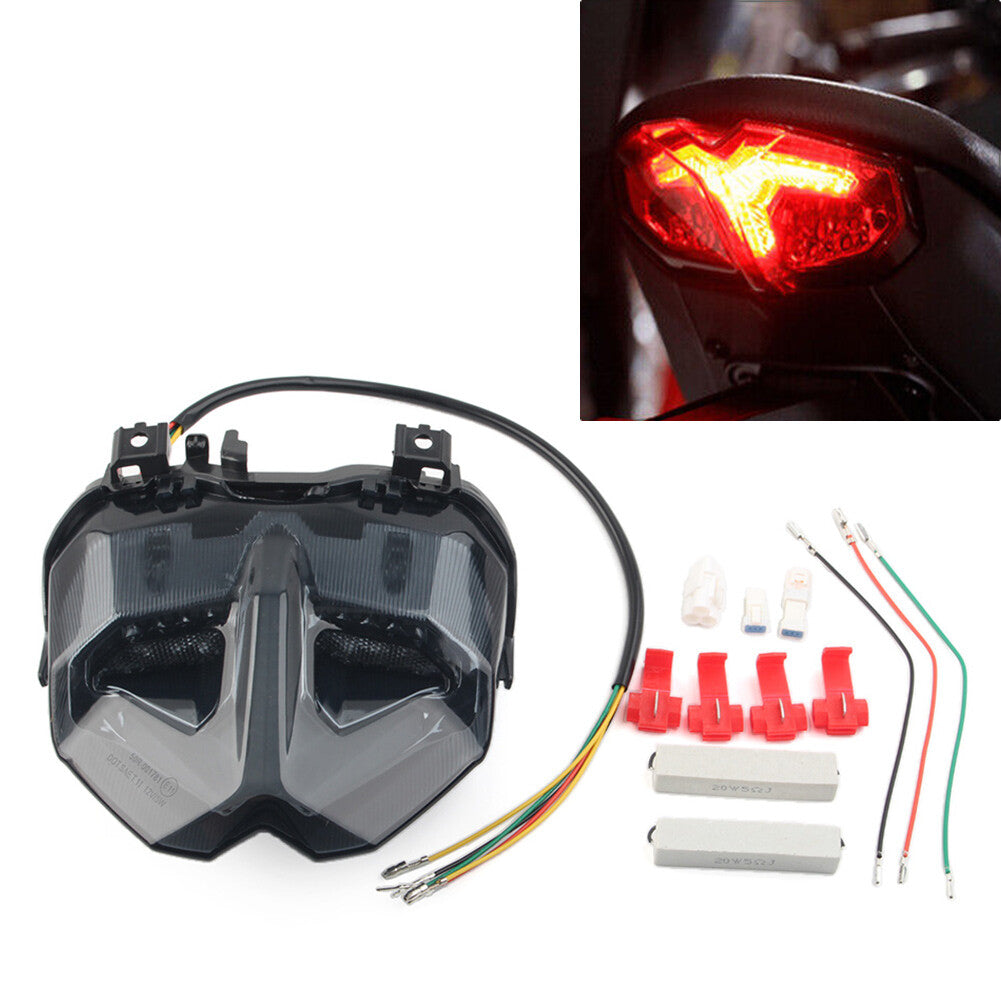 for YAMAHA MT09 SP 21-22 Integrated Tail Brake Lights Turn Signal Smoke Lens