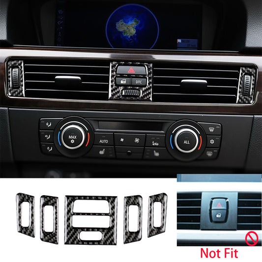 Carbon Fiber Air Vent Outlet Cover for BMW 3 Series E90 E92 2005-12 high-version