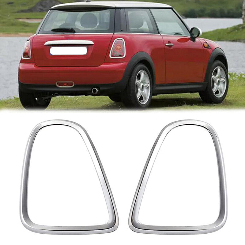 Rear Tail Light Trim Ring Bezel Chrome Fit for Mini Cooper R56 R57 R58 R59 2007-13