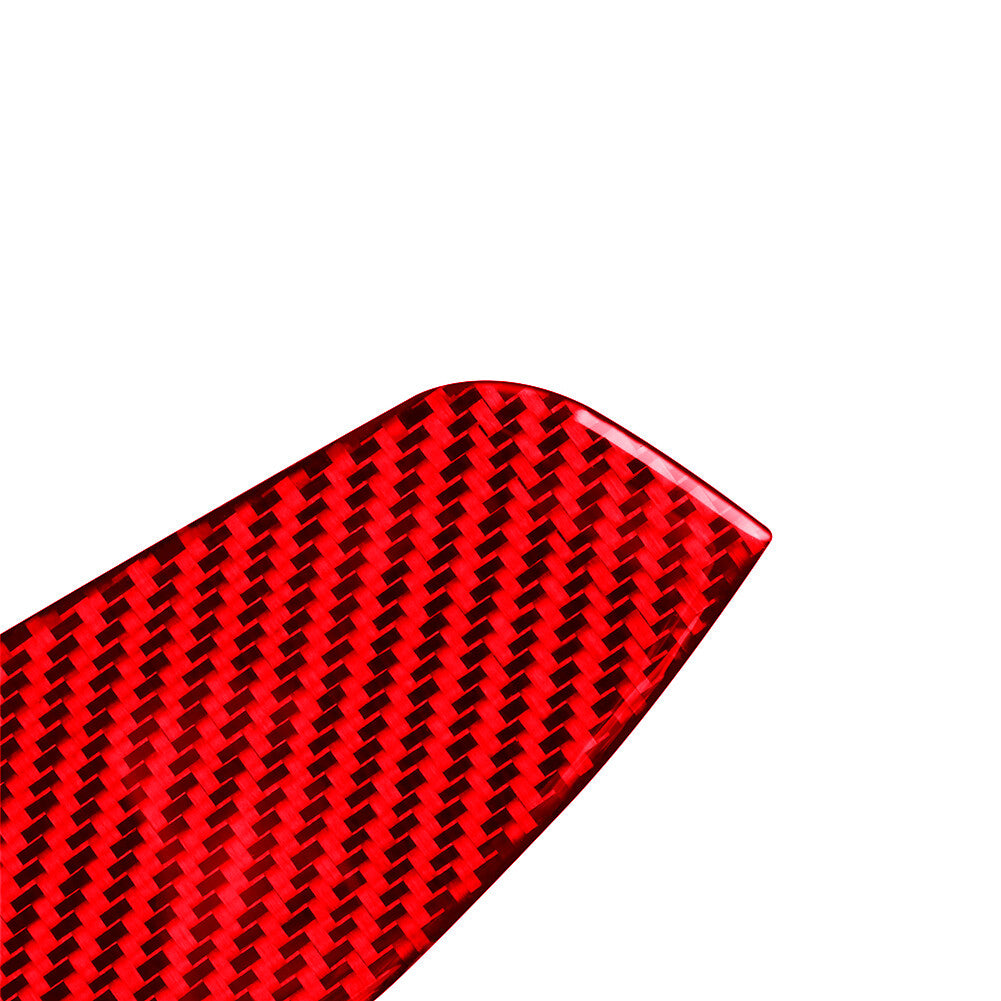 Red Carbon Fiber Interior Door Handle Cover Trim for Toyota 4Runner 2010-2020