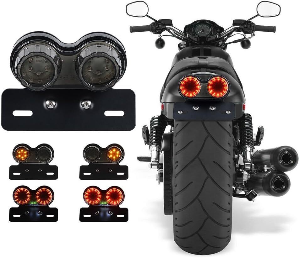 LED Motorcycle Tail Lights Turn Signal Indicator for Yamaha for Honda for Suzuki for Harley