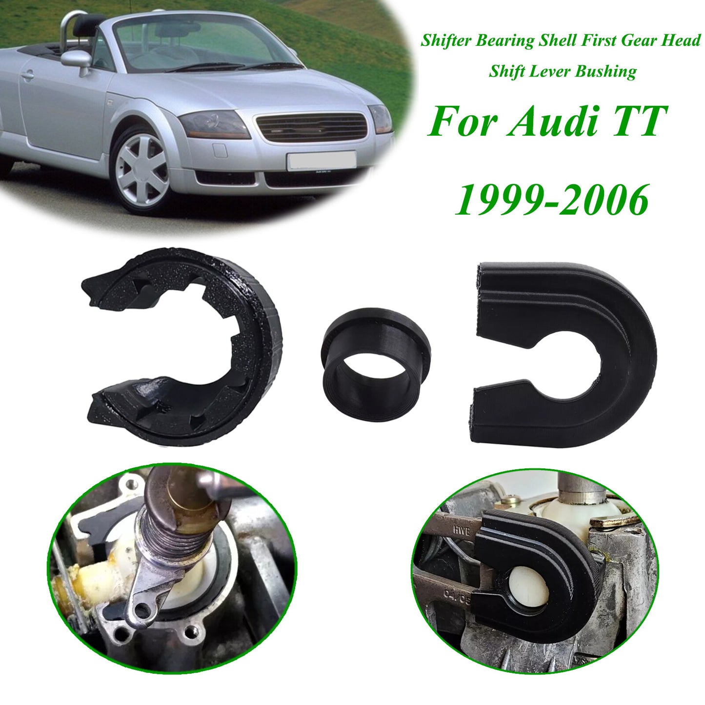 for Audi TT 1999-2006 First Gear Getter Shift Cable Bush Shifter Bearing Shell