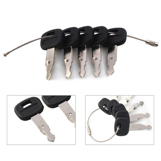 5xlgnition Keys fit Kubota for Mini Excavator, Backhoe 459A RC411-53933 RC461-53930
