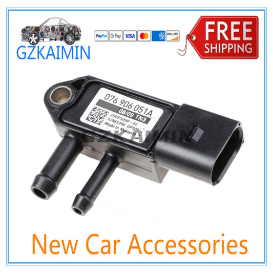 DPF Diesel Particulate Filter Differential Pressure Sensor 076906051A for Volkswagen for Audi