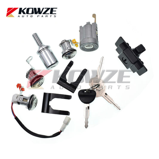 Lock Cylinder Key Set for Mitsubishi Pajero Montero 2nd 1990-2003