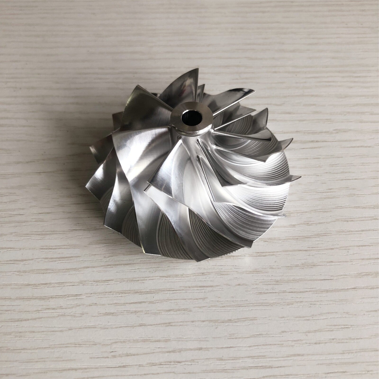 HX35 56.00/78.00 mm 7+7 Blade Turbocharger Billet Compressor Wheel