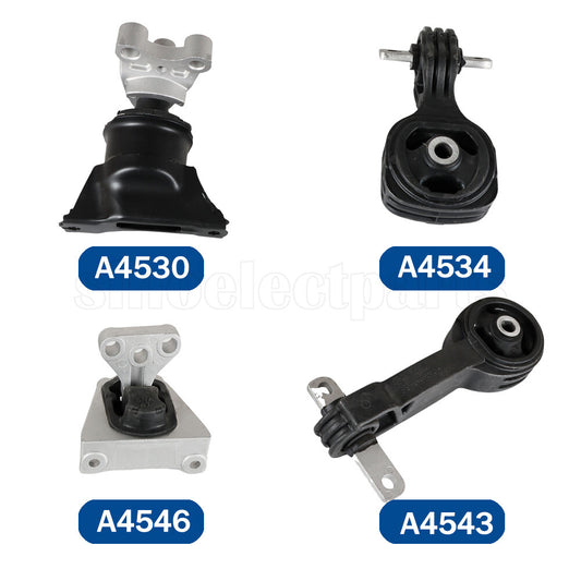 4PCS Engine Motor  Trans Mount Set Fit For 2006-2009 for Honda for Civic 1.8L Automatic