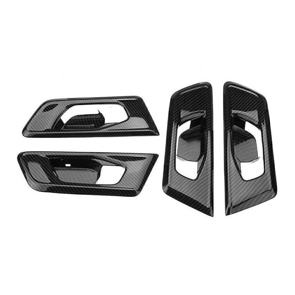 Innere T¨¹r Handhaben Cover Trim Kohlefaser ABS 4PCs F¨¹r for HONDA CR-V CRV 2017-2021