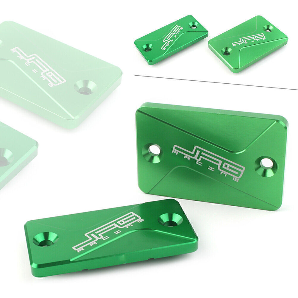 Fit for Kawasaki KLX125 150S KLX250 300 Front Rear Brake Reservoir Fluid Covers Caps