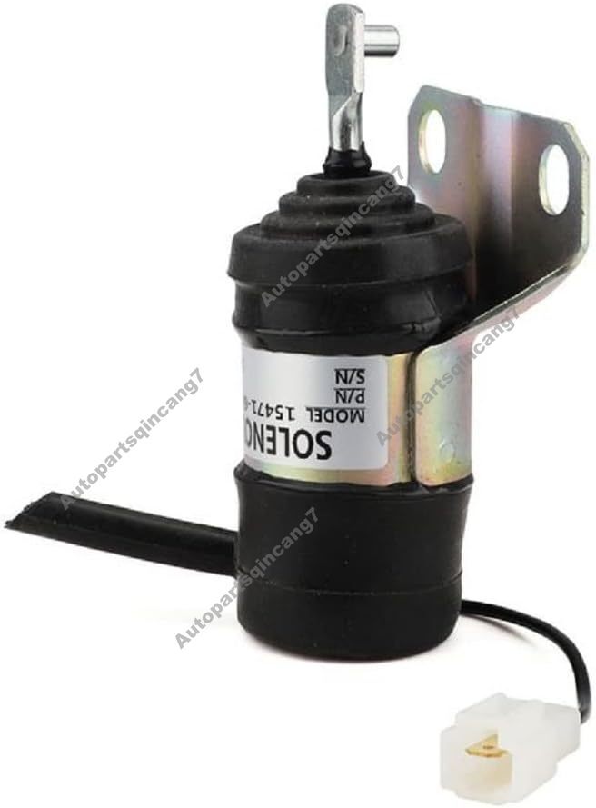 12V Fuel Shutoff Solenoid 15471-60010 for Kubota Engine D950 D950-FM Loader R410
