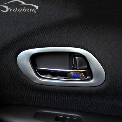 for Honda Vezel HR-V 2016-2022 Silver Inner Door Handle Bowl Frame Cover Trim 4P