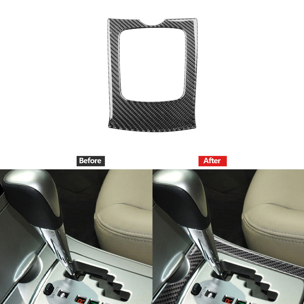 Carbon Fiber Gear Shift Outer Frame Cover Trim Fit for Toyota for Corolla 2007-2013