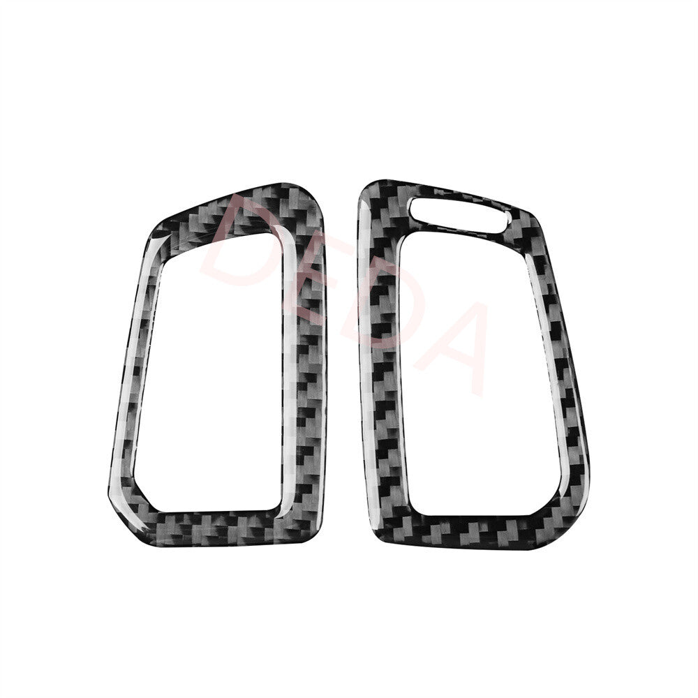 Carbon Fiber Dashboard Air Vent Outlet Trim for Land Rover Discovery Sport 15-19