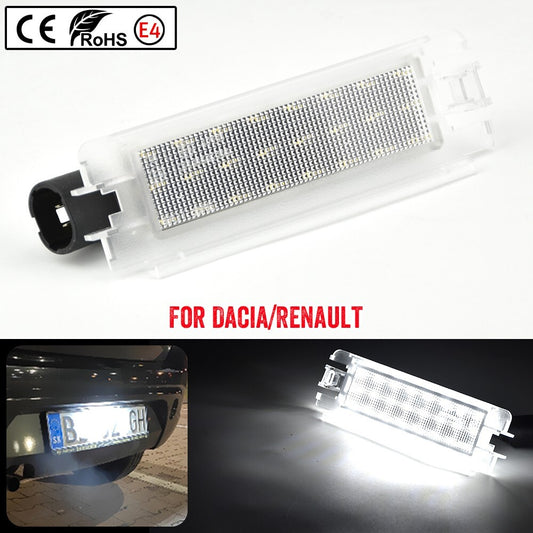 LED License Plate Lamp for Dacia Logan I for Dacia Sandero I for Renault Clio II 7700433