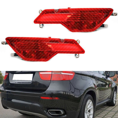 1 Pair For 2008-2010 for BMW X6 E71 E72 Rear Bumper Fog Lamp Reflector lamp