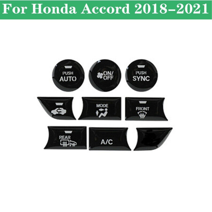 A/C Repair Kit A/C Replacement Button Switch Sticker Fit For 2018 for Honda Accord
