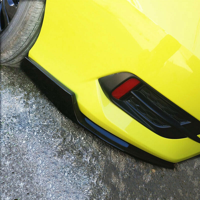 for Honda for Civic 2016-2021 Matte Black Rear Bumper Lip Diffuser Splitter Spoiler