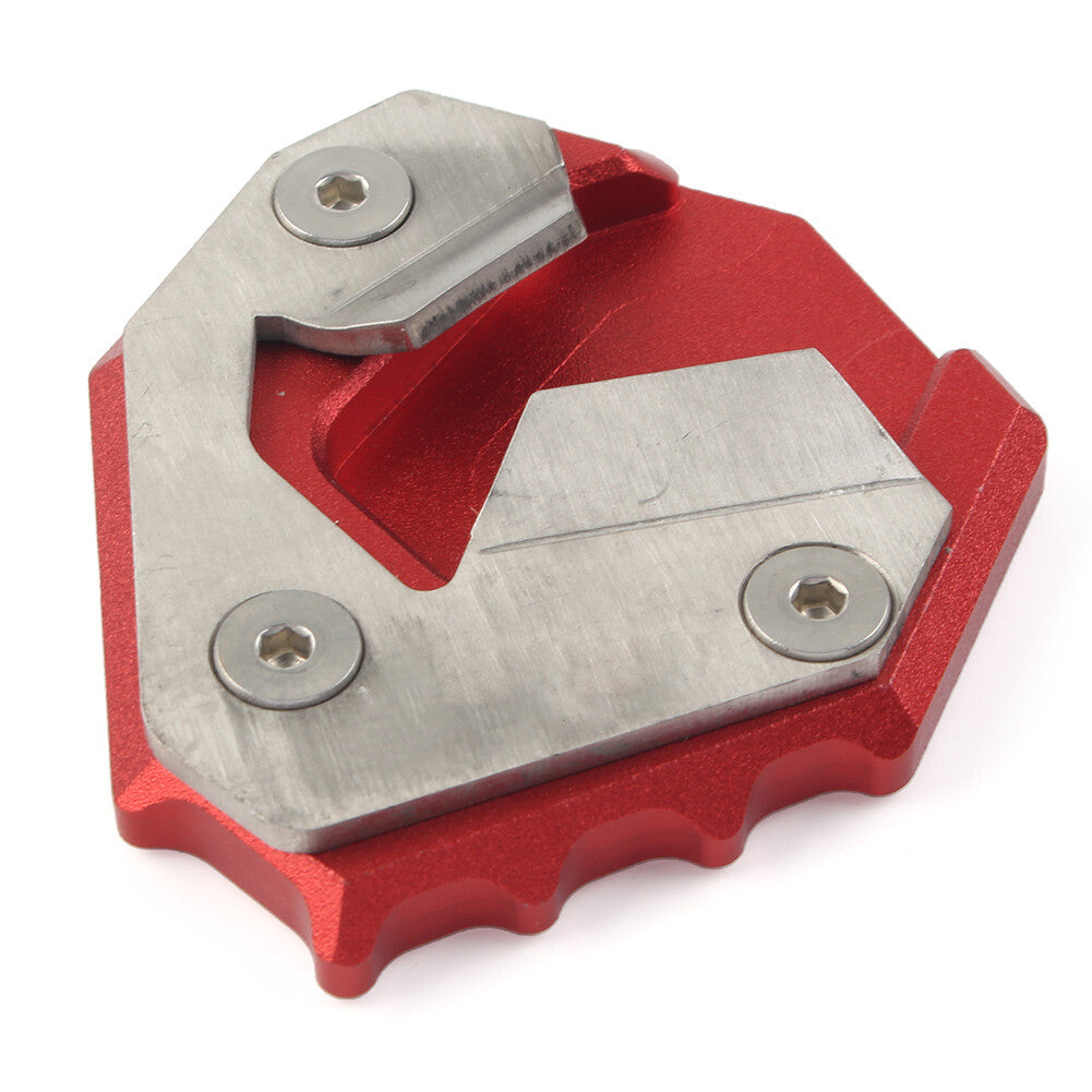 Kickstand Seitenst?ndervergr??erung Fu?st¨¹tze Platte f¨¹r for BMW S1000XR 2014-18 Rot