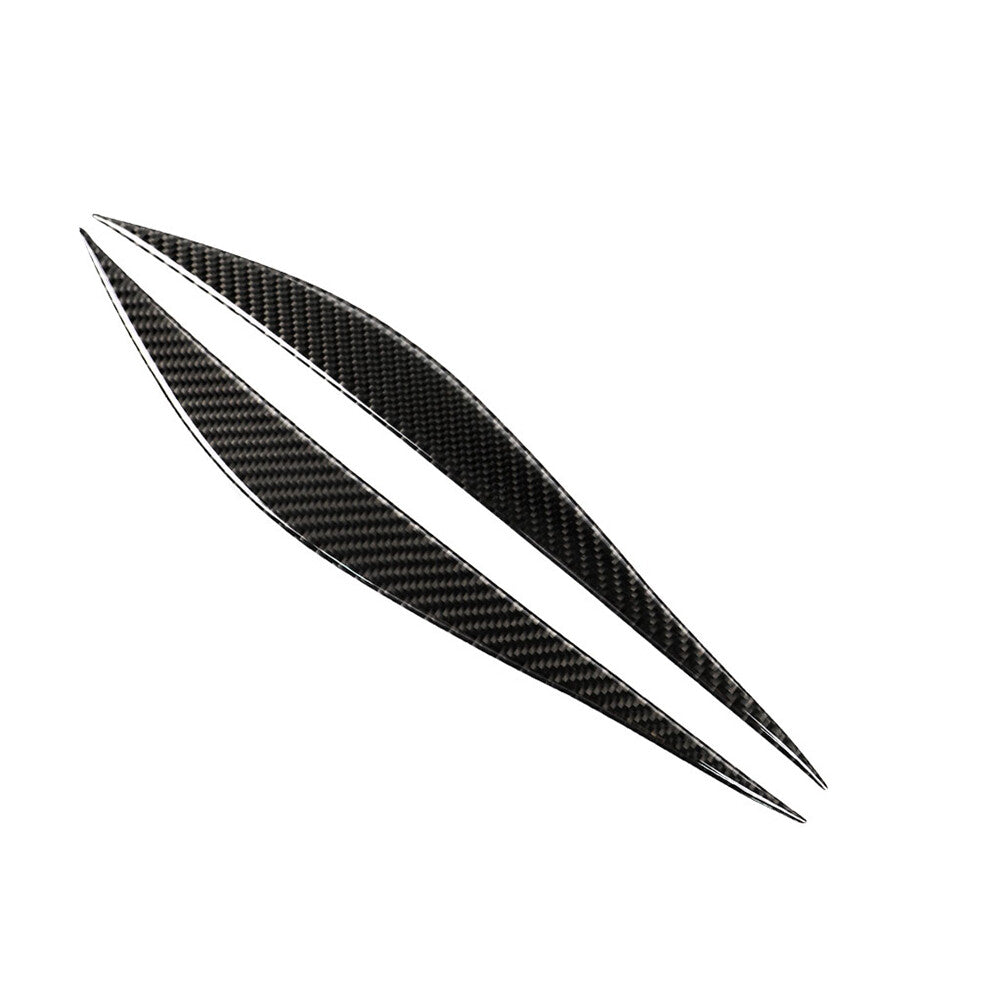 Carbon Fiber Light Eyebrow Decorative Trim Cover for BMW 3 Series F30 2013-2019