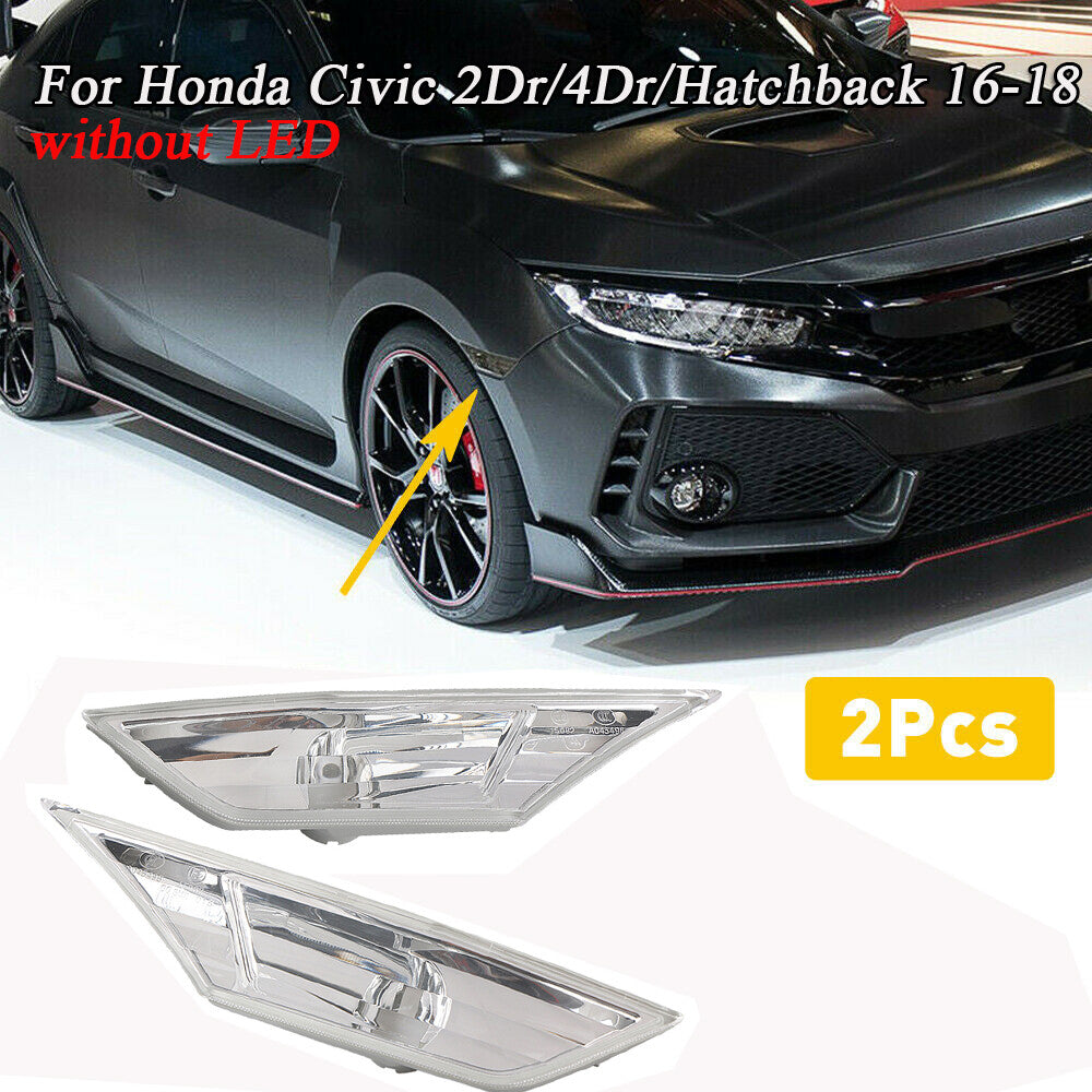 Two turn signal bulbs for Honda for Civic 2Dr/4Dr/Hatchback 2016-18