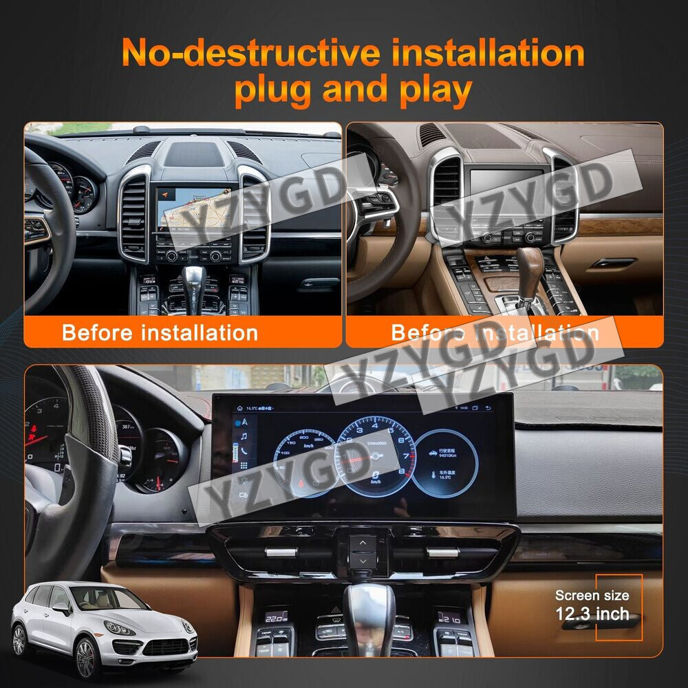 Android CarPlay Car Radio for Porsche for Cayenne 2010-2017 Stereo Receiver 128GB
