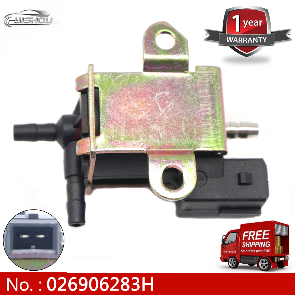 026906283H Steam purification valve is suitable for 1999-2005 for Audi A4 and for Volkswagen for Passat B5. 026906283J