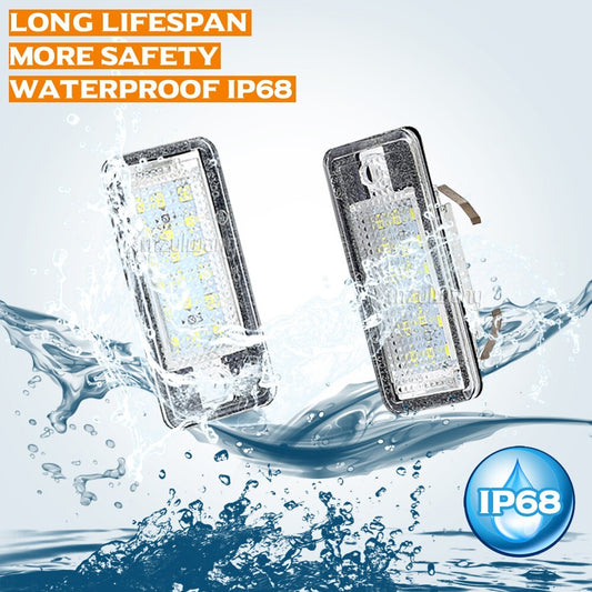 Led License plate Lamp Light for Audi A3 A4 A6 for A8 B7 S3 S8 C6 RS4 RS6