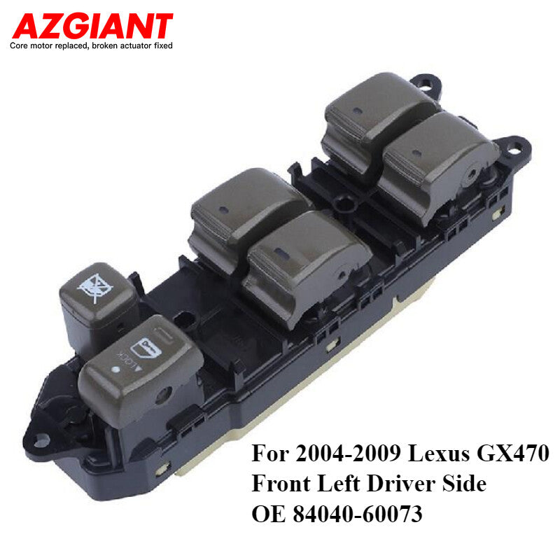 For 2004 - 2009 for Lexus GX470 84040-60073 Front Left Driver Power Window Switch