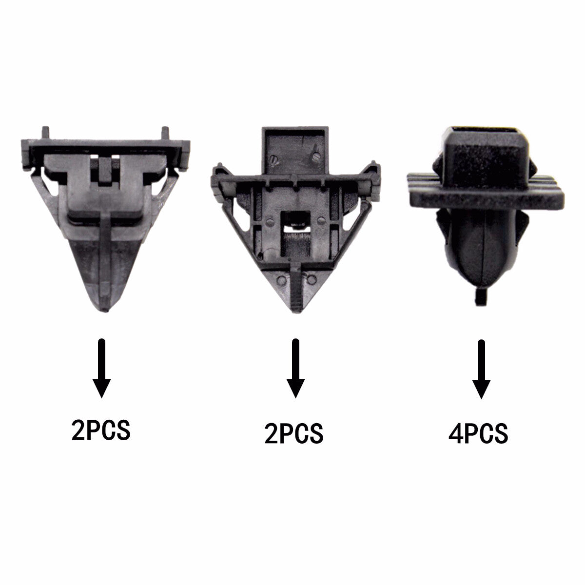 Set of 8pcs Moulding Clip Upper Panel Retainer Kit for Toyota FJ Cruiser