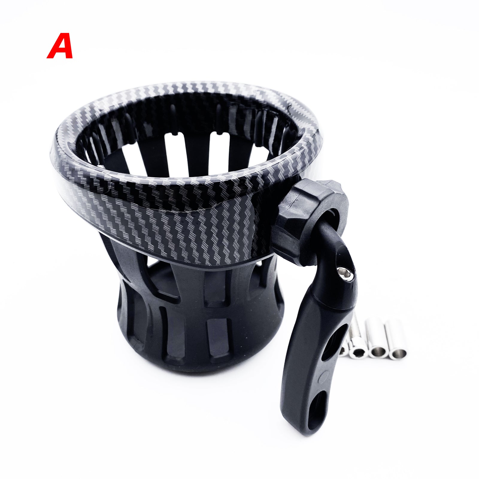 for Harley Davidson Handlebar Cup Holder Drink W/ Mesh Basket Mount Universal