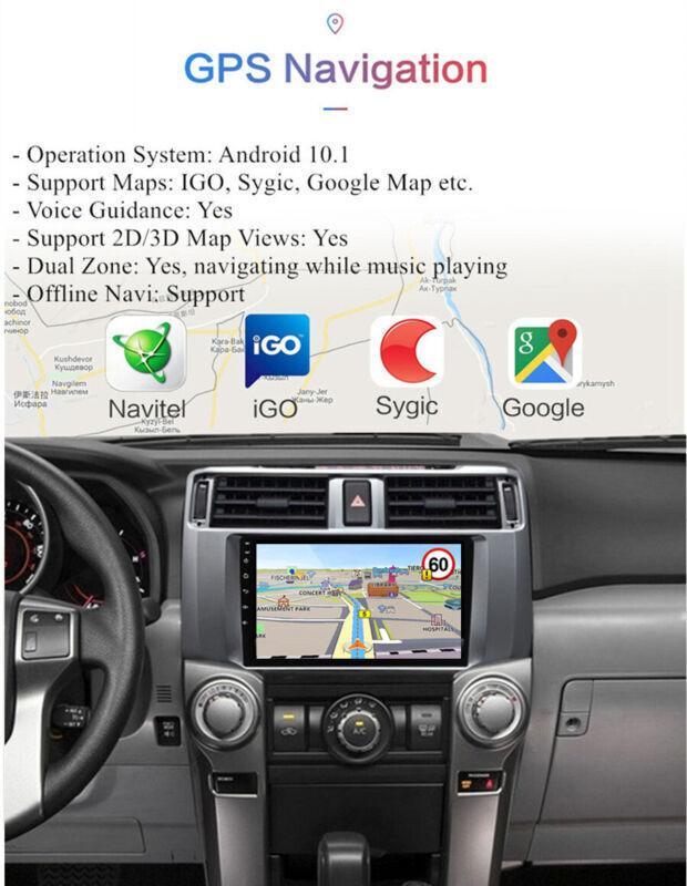 9 Android 10.1 Car Radio GPS Player Navi w/ Canbus for Toyota 4Runner 09-2019