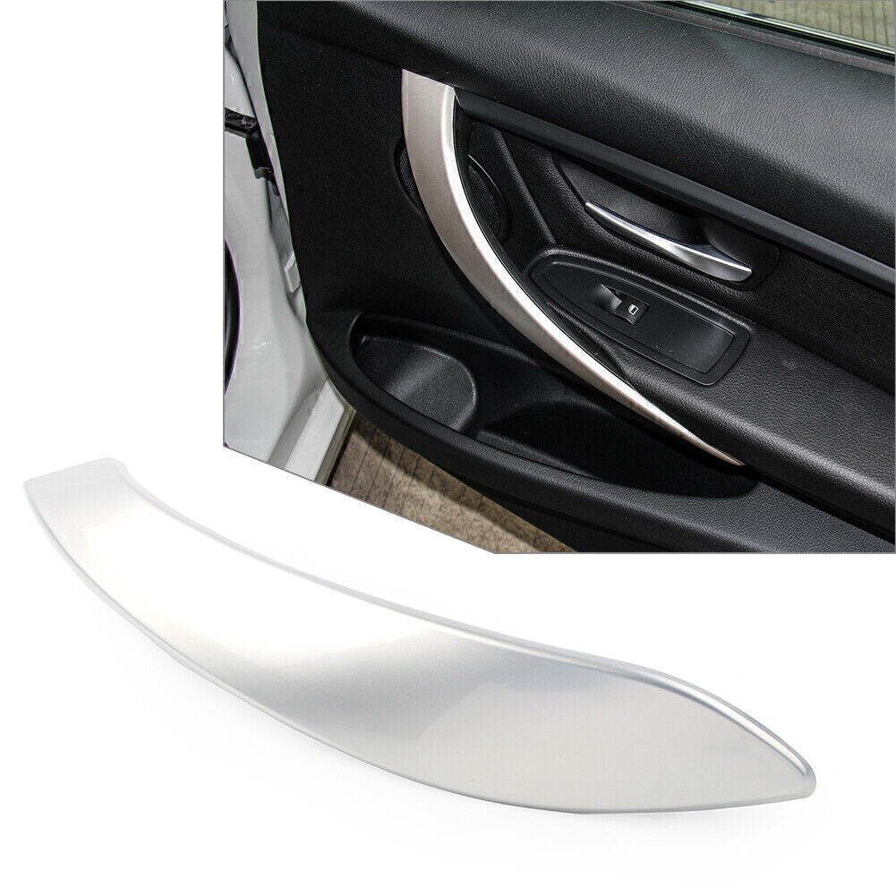 1x Right Inner Door Handle Panel Cover Trim for BMW 3 4 Series 3GT Silver