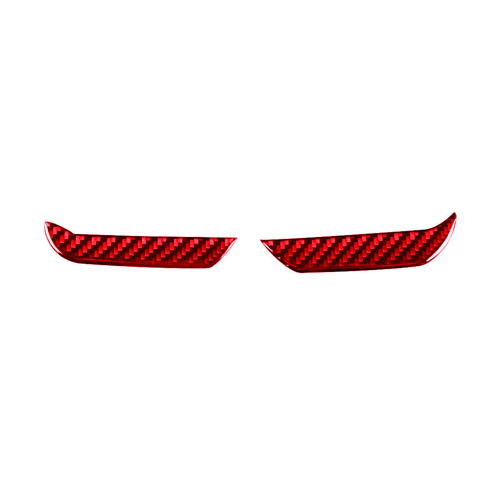 Red Carbon Fiber Console Side Decorative Cover Trim for Toyota 4Runner 2010-2020
