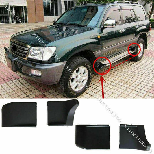 4P for Toyota for Land Cruiser 1998-07 Nerf Bars Running Boards Ends Protection Cap