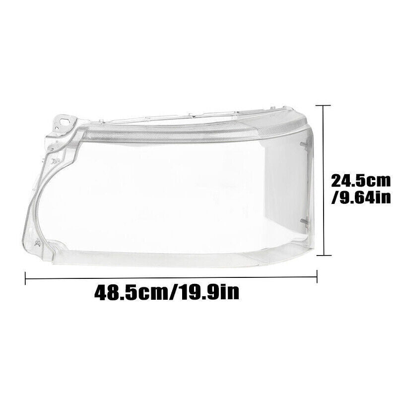 1 Pair Headlight Lens Cover Clear for Land Rover for Range Rover Sport 2010-2013