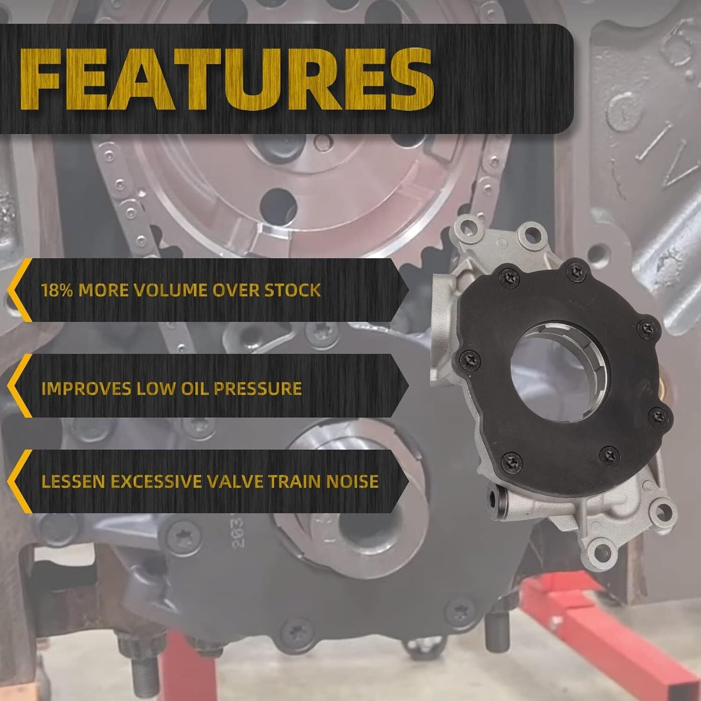 M295HV High Volume Oil Pump For GM for Chevrolet LS1 LS2 4.8L 5.3L 5.7L 6.0L