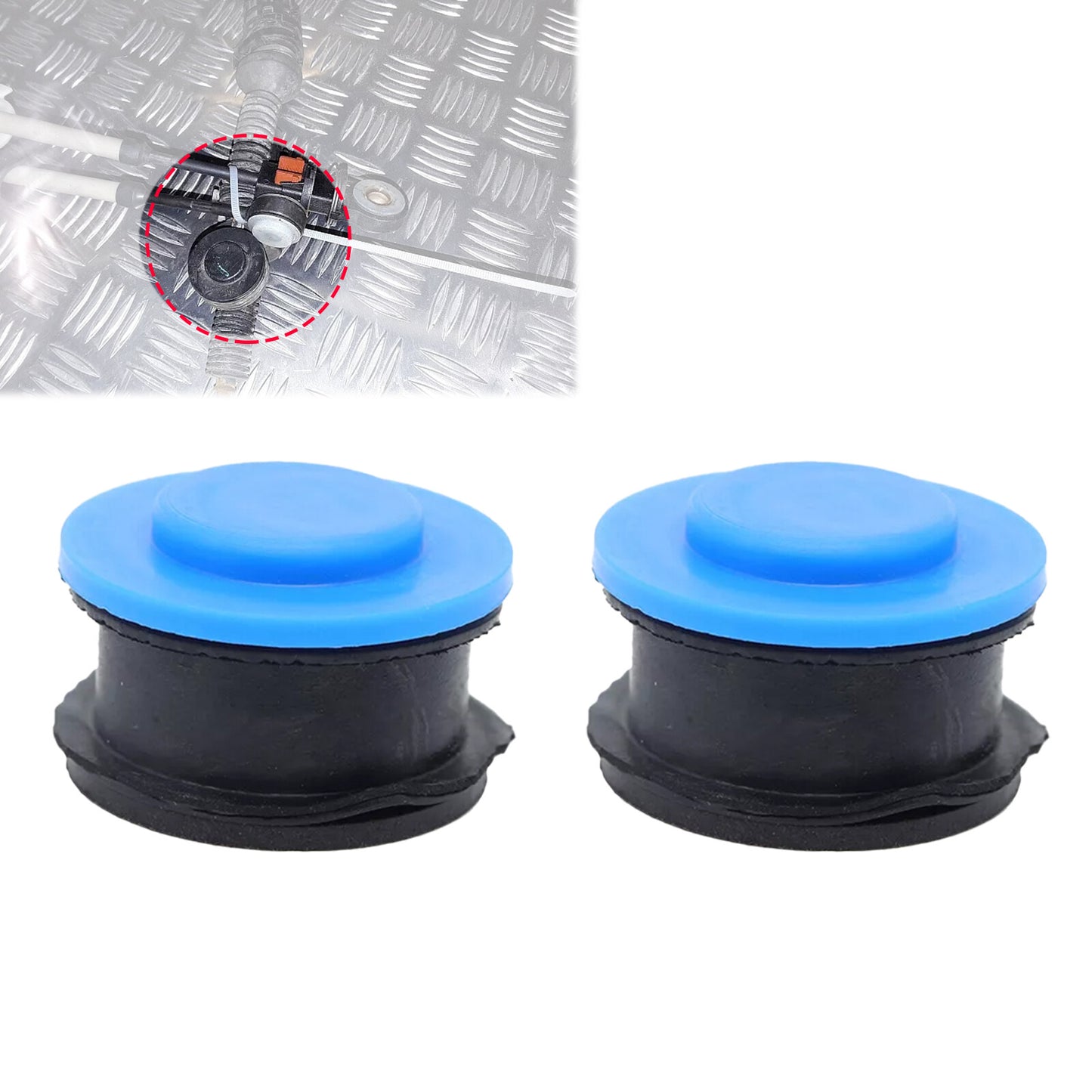 2X Gear Shift Cable Linkage End Repair Kit for Opel Astra Selector Bushing 12-18