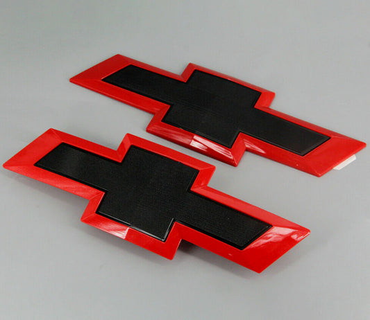 Car keychain/key ring embroidered car accessories, black and red, suitable for Mitsubishi .