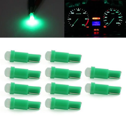 Car Instrument Bulb Green Light Indicator T5 1 SMD Light Lamp Wedge Bulbs