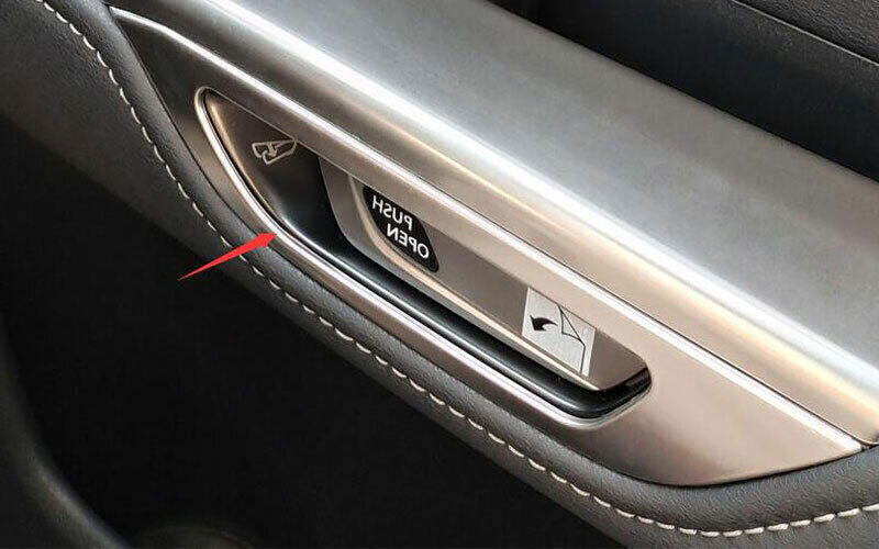 for Lexus NX250 350 350h 2022-2023 Silver Interior Door Handle Bowl Frame Trim4