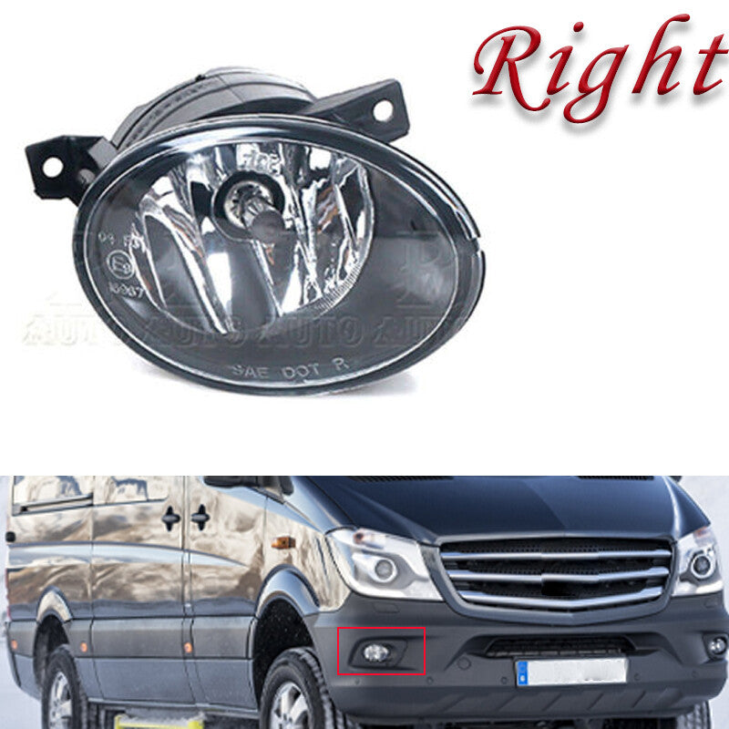 Right Front Fog Lamp With Halogen Bulbs for Mercedes-Benz Sprinter W906